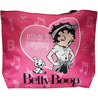 Betty Boop Large Tote Bag - Attitude is Everything