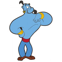 Disney Aladdin Genie Soft Touch Magnet
