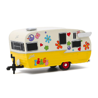 Greenlight 1:64 Hitched Homes Series 8 - Shasta Airflyte - Peace and Love