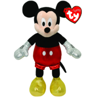Disney Mickey Mouse Red Sparkle Beanie Babies