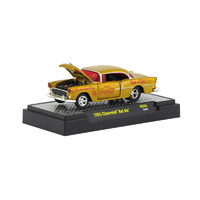 M2 Machines 1:64 Scale - Coca Cola Release 2 - 1955 Chevrolet Bel Air Metallic Gold