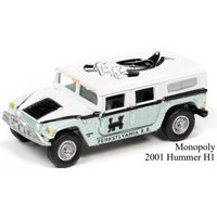 Johnny Lightning 1:64 Scale Pop Culture Series Release 1 - Monopoly 2004 Hummer H1 & Token