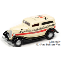 Johnny Lightning 1:64 Scale Pop Culture Series Release 1 - Monopoly 1933 Ford Panel Delivery & Token