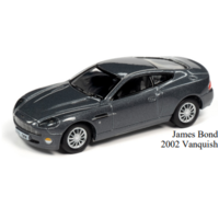 Johnny Lightning 1:64 Scale Pop Culture Series Release 1 - James Bond 2002 Aston Martin Vanquish (Die Another Day)