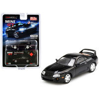 True Scale Miniatures Mini GT - MiJo Exclusive Toyota Supra ( JZA80) Black 1200 Pieces Worldwide