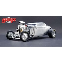 GMP 1:18 Scale 1934 Blown Altered Coupe Raw Steel