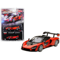 True Scale Miniatures Mini GT - MiJo Exclusive McLaren Senna Mira Orange Limited Edition to 4,800 pieces Worldwide