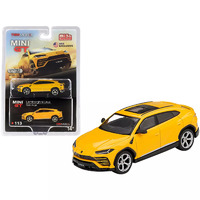 MiJo Exclusives - True Scale Miniatures Mini GT - Lamborghini Urus with Sunroof Giallo Auge Yellow Limited Edition to 1800 pcs Worldwide