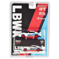 MiJo Exclusives - True Scale Miniatures Mini GT - Nissan GT-R (R35) Type 1 LB Works with Rear Wing "Martini Racing" Ltd Edition to 2400 pcs Worldwide