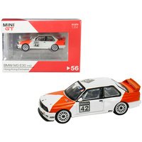 True Scale Miniatures Mini GT - BMW M3 (E30) #42 Cor Euser Deutsche Tourenwagen Meisterschaft (DTM) (1991) "Hong Kong Exclusive" 1/64 Diecast Model Ca
