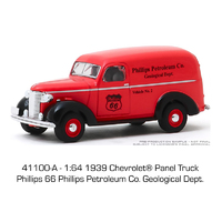 Greenlight 1:64 Running On Empty Series 10 - Phillips 66 Phillips Petroleum Co. Geological Dept. - 1939 Chevrolet Panel Truck