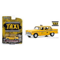 Hollywood Series 29 - Taxi (1978-83 TV Series) - 1974 Checker Taxi Sunshine Cab Company #804 (Yellow)