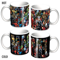 Marvel Coffee Mug Heat Change - Group