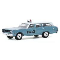 Greenlight 1:64 Estate Wagons Series 5 - 1970 Plymouth Belvedere Emergency Wagon Police Pursuit