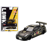 MiJo Exclusive True Scale Miniatures Mini GT 1:64 - Nissan GT-R (R35) Type 2 Rear Wing Version 3 LB Works #12 "JPS" Limited Edition to 1800 pcs