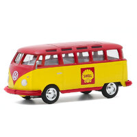 Greenlight 1:64 Scale - Club V-Dub Series 11 - 1964 Volkswagen Samba Bus - Shell Oil