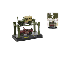 M2 Machines Auto-Lifts 1:64 Scale Release 19 - 1944 Jeep MB