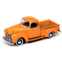 Johnny Lightning 1:64 Classic Gold Release 2 Version A - 1950 Chevrolet Truck (Omaha Orange)