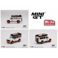MiJo Exclusive True Scale Miniatures Mini GT -Mijo Exclusive Land Rover Defender 110 Gulf Livery Limited Edition