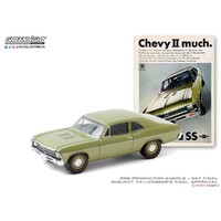 Greenlight 1:64 Vintage Ad Cars Series 3 -1968 Chevrolet Nova SS `Chevy II much`