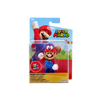 World of Nintendo Super Mario Wave 20 - Mario With Cappy 2.5 Inch Figure