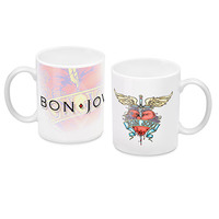 Bon Jovi White Mug