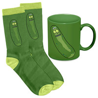 Rick and Morty Pickle Mug and Sock Pack