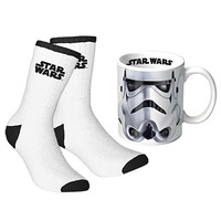 Star Wars Barrel Coffee Mug & Sock Pack - Stormtrooper