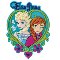 Disney Frozen Soft Touch Magnet - Elsa and Anna