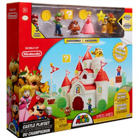 World of Nintendo Deluxe Mushroom Kingdom Castle 2.5 Inch Playset (9 Figures)