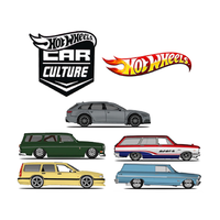 HOT WHEELS 1:64 CAR CULTURE 2021 B CASE FAST WAGONS ASSORTMENT