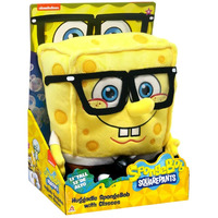 Spongebob Squarepants Huggable Plush - Spongebob with Glasses