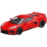 MiJo Exclusive True Scale Miniatures Mini GT - 2020 Chevrolet Corvette Stingray C8 Torch Red Limited Edition to 3600 pieces Worldwide