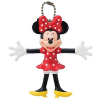 Keyring PVC Bendable Keyring Minnie Mouse