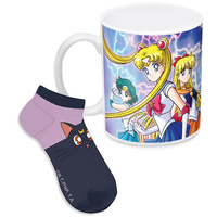 Sailor Moon Coffee Mug and Sock Gift Pack