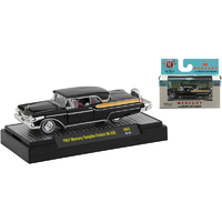 M2 Machines 1:64 - Auto-Shows Release 62 - 1957 Mercury Turnpike Cruiser M-335 Black with Gold Stripes