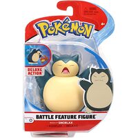 Pokemon Deluxe Action 4.5" Battle Feature Figure - Snorlax