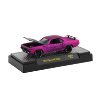 M2 Machines Auto-Mods 1:64 Scale 2020 Release AM07 - 1971 Plymouth Cuda