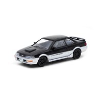 Tarmac Works 1:64 Scale - Hobby 64 - Toyota Corolla Levin AE92 Black / Grey