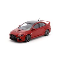 Tarmac Works 1:64 Scale - Hobby 64 - Mitsubishi Lancer Evolution X Final Edition Rally Red
