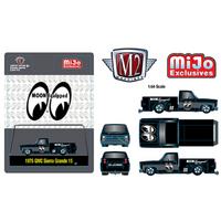 M2 Machines 1:64 MiJo Exclusives - Auto-Trucks - 1975 GMC Sierra Utility Mooneyes Equipped Limited Edition 6,000 Pcs