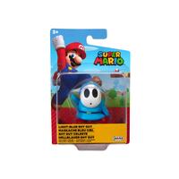 World of Nintendo Super Mario 2.5-Inch Mini Figure Wave 25 - Light Blue Shy Guy