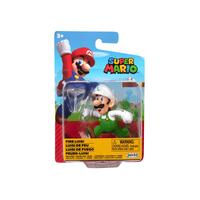 World of Nintendo Super Mario 2.5-Inch Mini Figure Wave 25 - Fire Luigi
