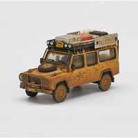 True Scale Miniatures Mini GT 1:64 - Land Rover Defender 110 - 1989 Camel Trophy Winner (Dirty Version)
