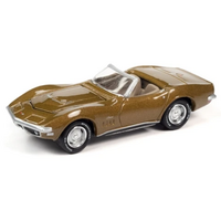 Johnny Lightning 1:64 Muscle Cars USA 2020 Release 24 1969 Chevrolet Corvette ZL1 (Riverside Gold Poly)
