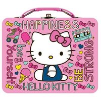 Hello Kitty Tin Lunch Box - Happiness