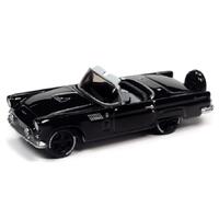 Johnny Lightning 1:64 Scale Classic Gold 2020 Release 3 Version B - 1956 Ford Thunderbird (Gloss Black)