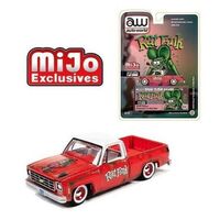 Auto World 1:64 Mijo Exclusive Rat Fink 1978 Chevy Cheyenne K10 Rat Rod (Weathered) Limited 3,000 Pcs