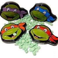 Teenage Mutant Ninja Turtles Candy Sours Embossed Metal Tin