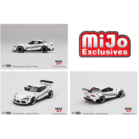 True Scale Miniatures Mini GT 1:64 Mijo Exclusives USA Pandem Toyota GR Supra V1.0 White Limited Edition